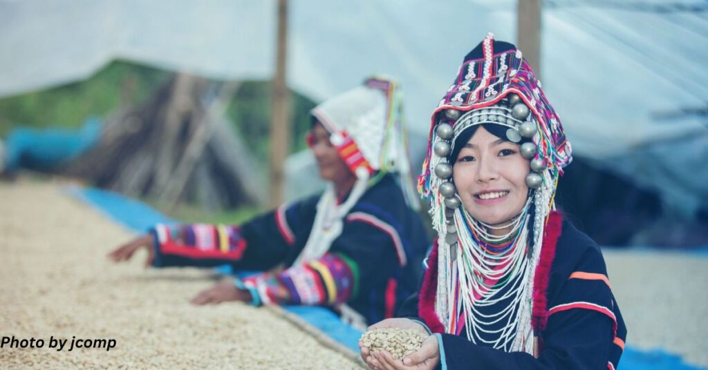 Image of a woman from meitei tribe